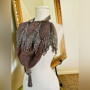Antique Art Deco Bead Hand Bag Purse